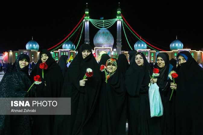 حال و هوای مسجد جمکران در آستانه نیمه شعبان + تصاویر