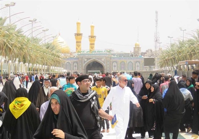 حال و هوای کربلا در روز نیمه شعبان +تصاویر