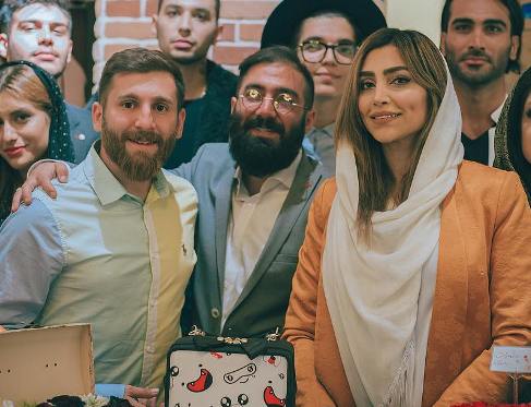 رضا پرستش , مسی ایرانی در کنار سحر قریشی و الهام عرب!