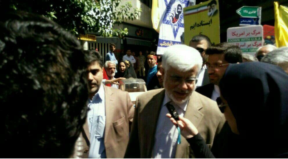 چهره‌ها در راهپیمایی روز قدس