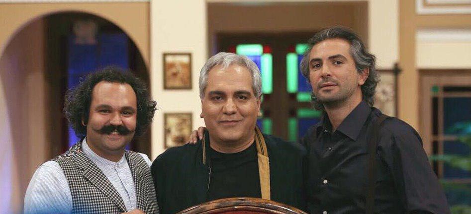 اعضای یک گروه موسیقی مهمانان امشب دورهمى اعضای گروه دنگ شو در دورهمی