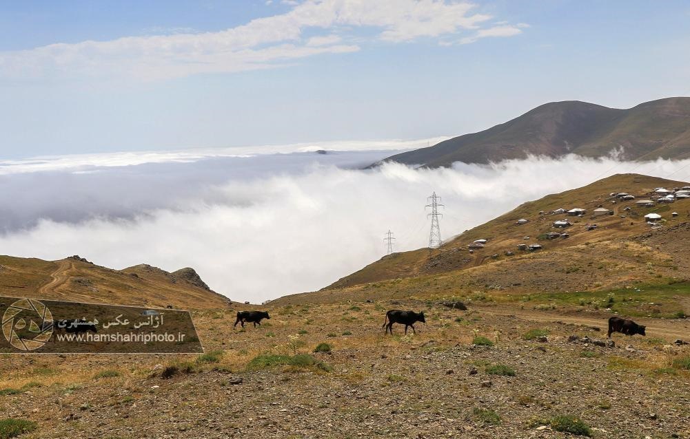 طبیعت جاده اسالم به خلخال