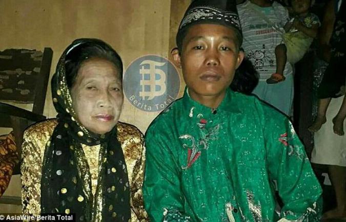ازدواج عجیب نوجوان ۱۶ ساله با پیرزن ۷۱ ساله!!