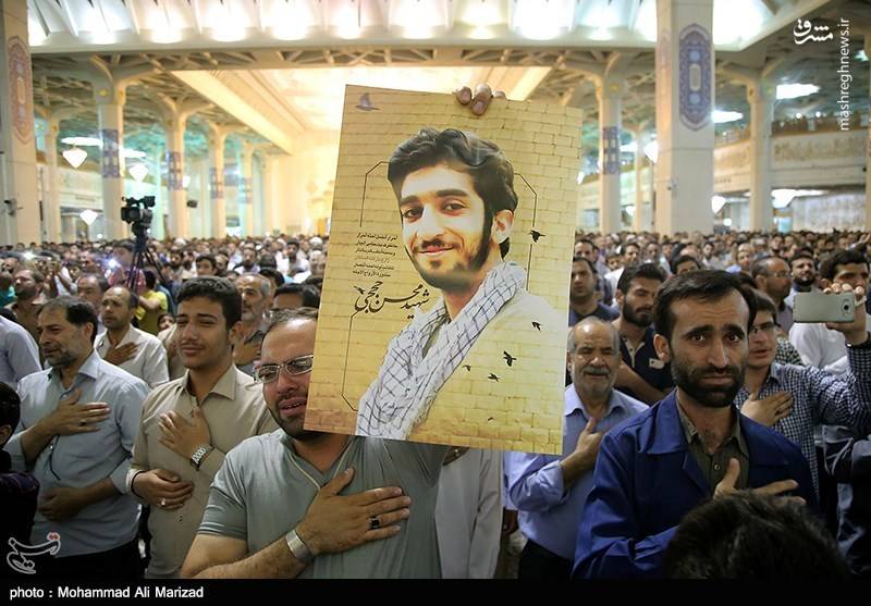 یادواره شهید مدافع حرم محسن حججی در حرم حضرت معصومه (س) یادواره شهید حججی در قم