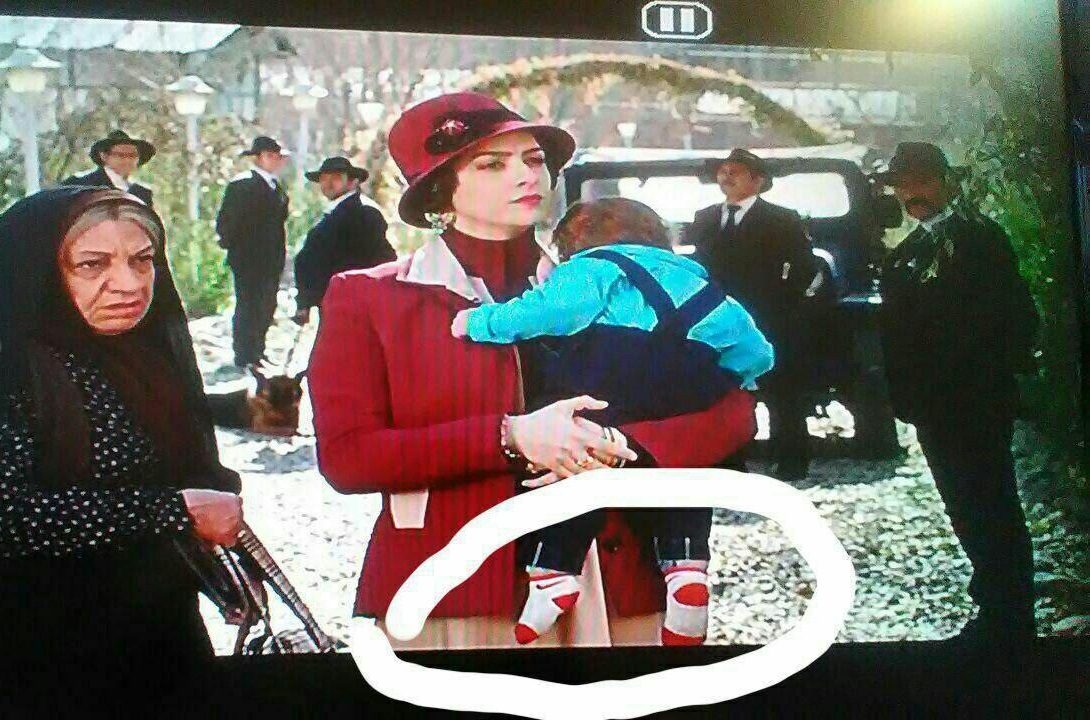 سریال شهرزاد هست و جوراب نایک پای بچه!! گاف جدید در سریال شهرزاد