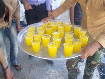 شربت‌ نذری با طعم وبا , لطفا مراقب باشید !