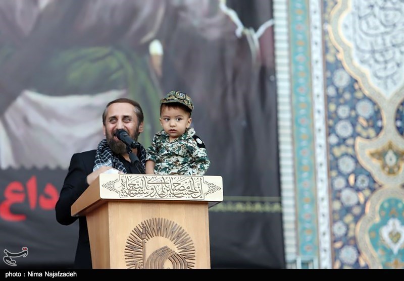 مراسم تشییع شهید حججی در مشهد