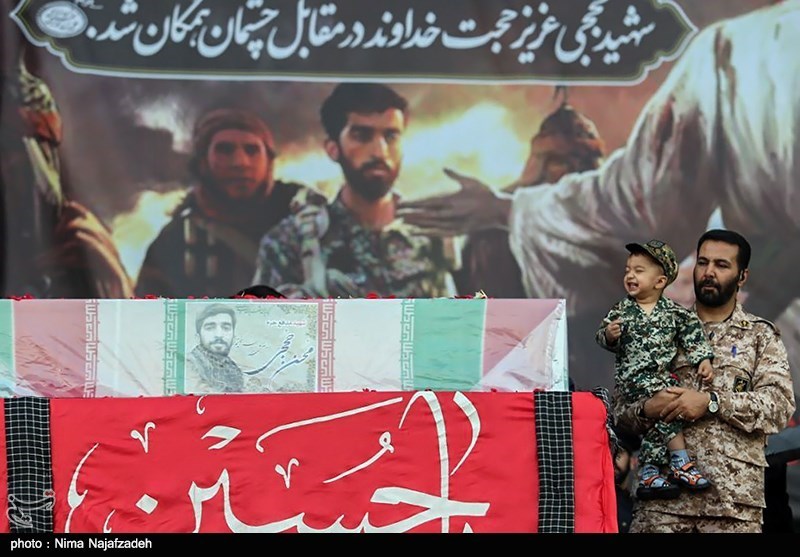 مراسم تشییع شهید حججی در مشهد
