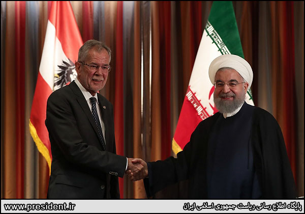 رئیس جمهور اتریش به دیدار روحانی رفت