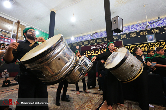 مراسم مشق شمشیر در قم