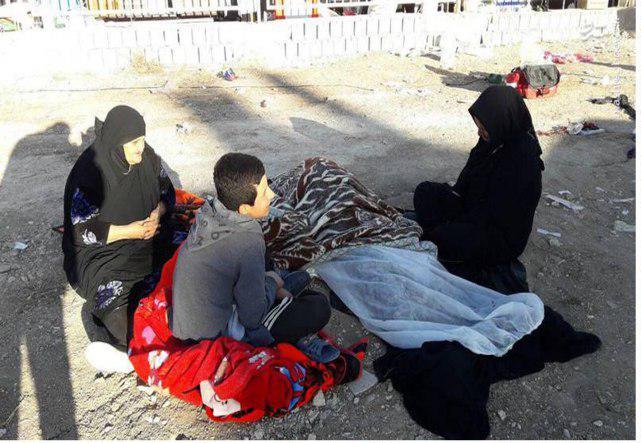 اجساد تعدادی از قربانیان زلزله در سرپل ذهاب!