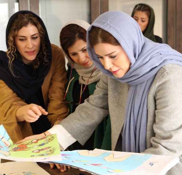 بازیگران در دفتر سازمان ملل