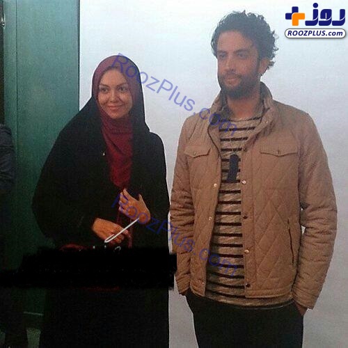 آزاده نامداری در کنار بنیامین بهادری