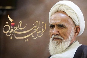 حضور احمدی نژاد و جنتی در مراسم ترحیم آیت‌الله حائری شیرازی