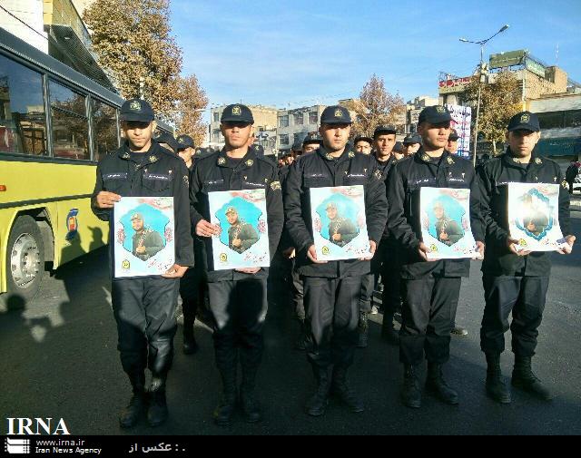 تشییع سرباز فداکار نیروی انتظامی در کرج تشییع سرباز نیروی انتظامی در کرج