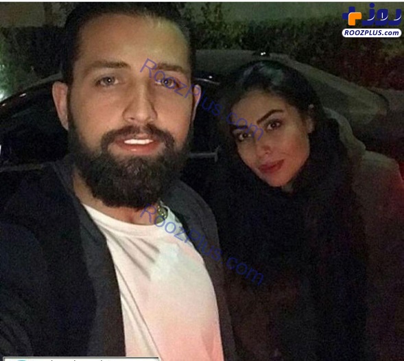 محسن افشانی در کنار همسرش محسن افشانی و همسرش