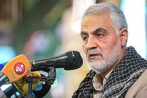 واکنش سردار سلیمانی به آتش‌زدن پرچم ایران!