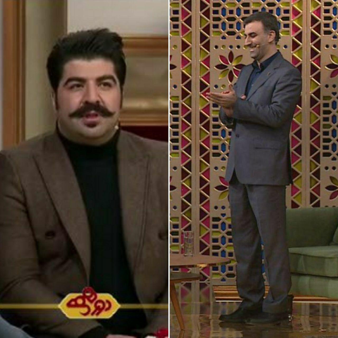 ابراهیم داروغه زاده و بهنام بانی در برنامه دورهمی بهنام بانی مهمان برنامه دورهمی