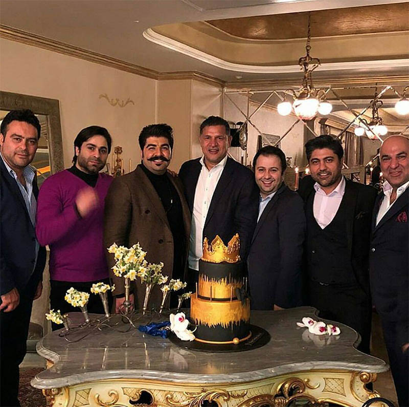 بهنام بانی در تولد علی دایی جشن تولد علی دایی