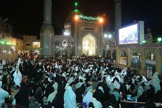 شب بیست و یکم در امامزاده صالح (ع) مراسم شب احیا