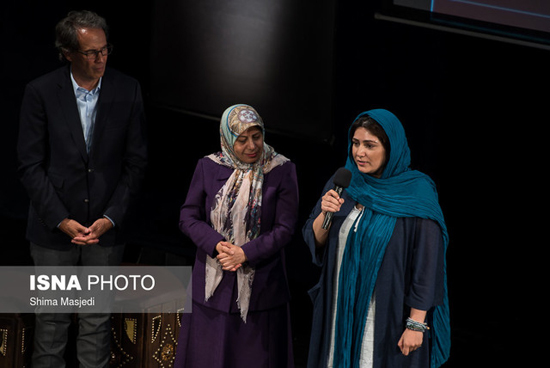 باران کوثری مراسم اهدای نشان داوود رشیدی