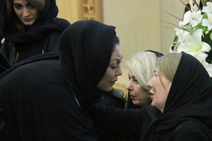 حواشی مراسم ختم ضیاء الدین دری با حضور چهره ها