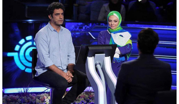 منوچهر هادی و همسرش در برنده باش