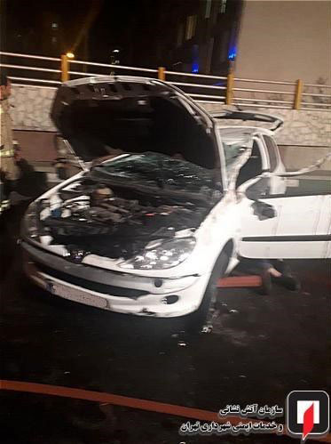 واژگونی خودروی پژو ۲۰۶ واژگونی پژو ۲۰۶