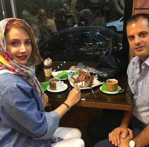 شبنم قلی خانی و همسرش