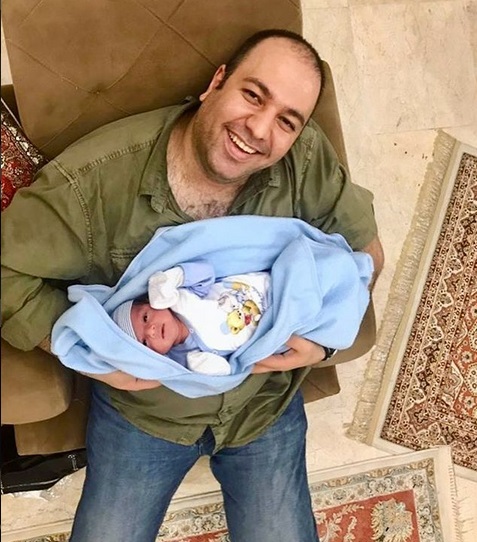 علی اوجی و برادر زاده نرگس محمدی اینستاگرام علی اوجی