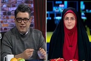 عذرخواهی رضا رشیدپور بعد از تمسخر شدید گوینده زن خبر ۲۲!!