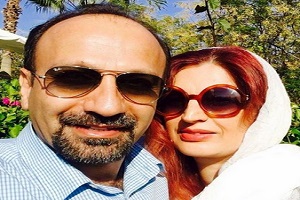 اصغر فرهادی با همسرش در پشت صحنه تئاتر سجاد افشاریان!
