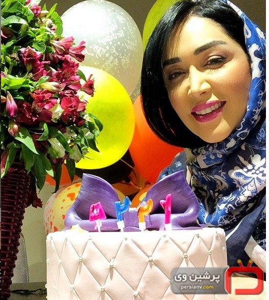 کیک تولد منجزی پور تولد سارا منجزی پور