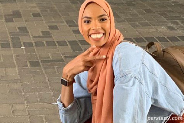 واکنش عجیب شیما دختر محجبه جوان به تجمع ضد مسلمانان!! + تصاویر