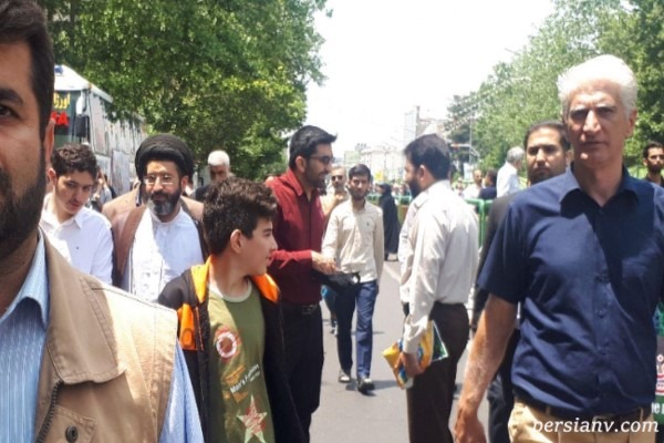 حضور مسئولان در راهپیمایی روز قدس