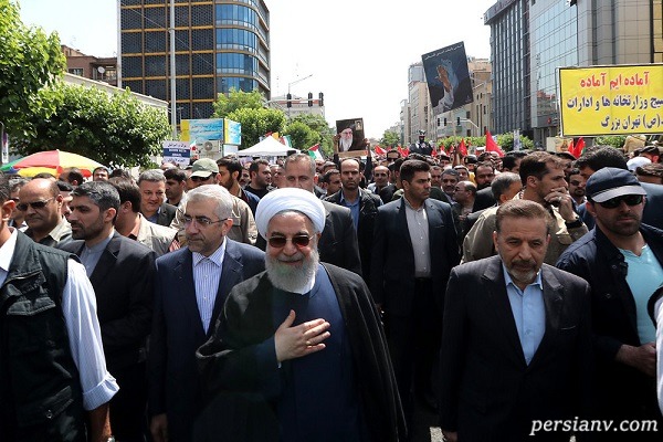 حضور مسئولان در راهپیمایی روز قدس