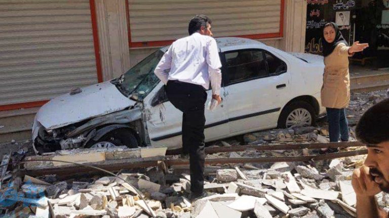 ویدیوی هولناک از لحظه وقوع زلزله ایذه خوزستان به بزرگی 5.7 ریشتری