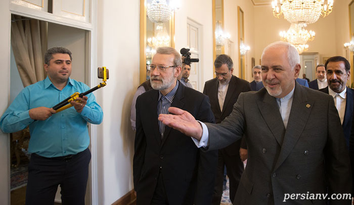 علی لاریجانی و ظریف دیدار و گفتگو کردند!