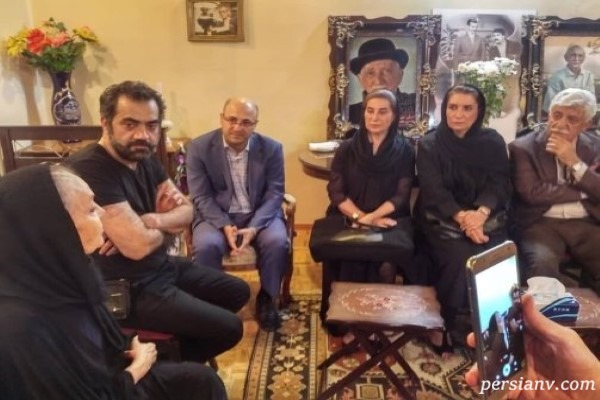 منزل داریوش اسدزاده با حضور هنرمندان و حال و هوایی غم انگیز!