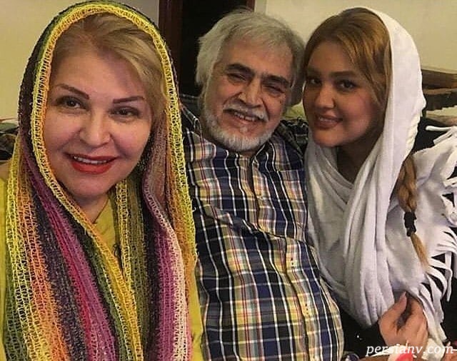 اکرم محمدی و همسر و دخترش خانم بزرگ سریال ستایش