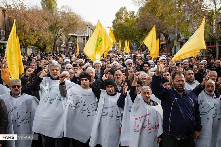 راهپیمایی مردم تبریز علیه اغتشاشگران | کفن پوشان به خیابان‌ آمدند!!