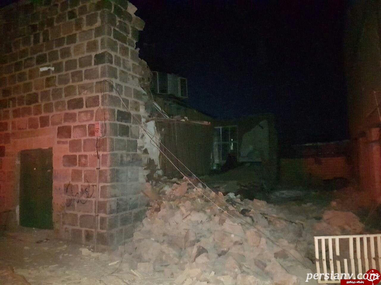 تصویری از خسارت زلزله شب گذشته زلزله شمال غرب ایران