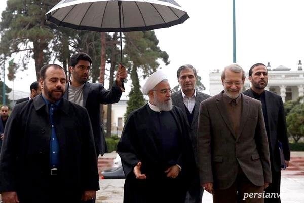 استقبال از روحانی در مجلس استقبال از روحانی