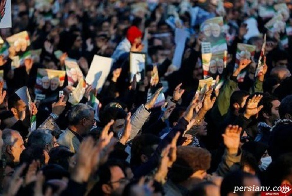 مراسم باشکوه تشییع پیکر سردار سلیمانی در اهواز تشییع پیکر سردار سلیمانی در اهواز
