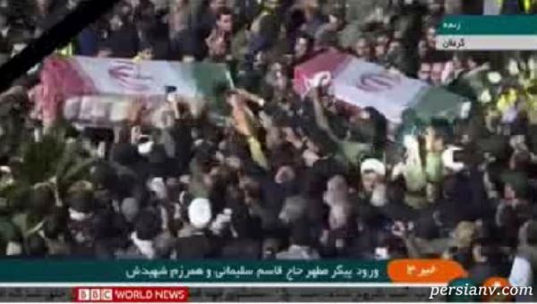 مراسم تشییع سردار سلیمانی در کرمان