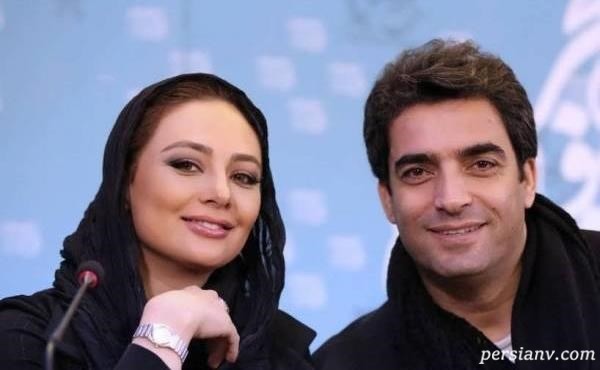 تصویر منوچهر هادی در کنار یکتا ناصر تصویر منوچهر هادی