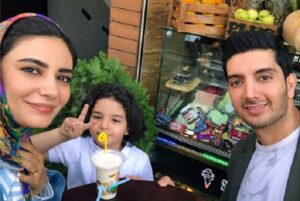 دابسمش فرزاد فرزین و لیندا کیانی در پشت صحنه سریال مانکن