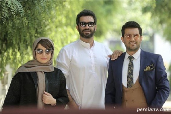 صحنه های فیلمبرداری حامد بهداد و مهراوه شریفی نیا در آتلیه عکاسی