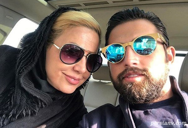 موتورسواری محسن افشانی و همسرش سویل در یک روز گرم و گیرا