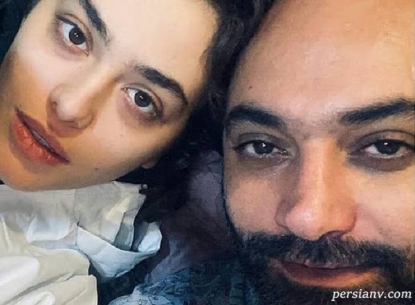 لباس عجیب ریحانه پارسا و مهدی کوشکی در کوچه های تهران